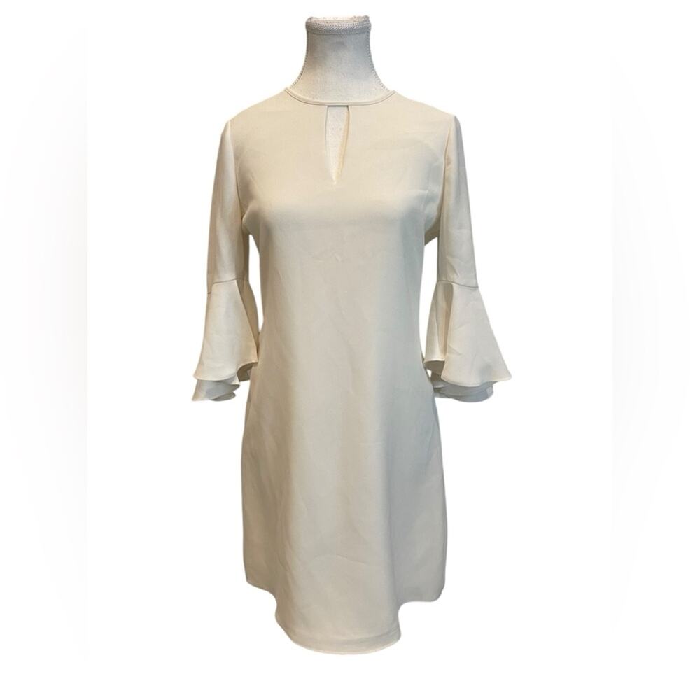 Shoshanna Bell-Sleeve Mini Dress Size:2